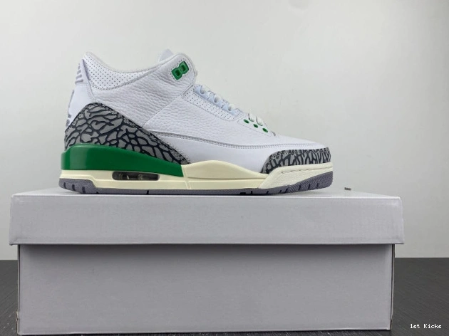 537 (W) EasyMatch Retro Lucky CK9246- 3 Green Jordan 0103